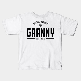 Granny - The most awesome granny in the world Kids T-Shirt